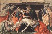 Sandro Botticelli Lament for Christ Dead,with St Jerome,St Paul and St Peter Spain oil painting artist
